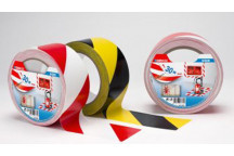 GEKO RED AND WHITE BARRIRT TAPE 50MMX30M