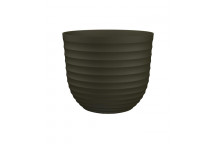 POT PLASTIC HAVANA WAVES MOSS GREEN 30CM ARTEVASI