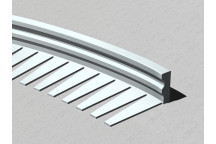 GENESIS FORMABLE TILE TRIM NATURAL 10MM 2.5M