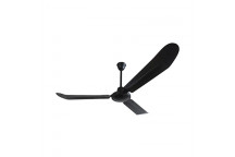 EUROLUX 56INCH BLACK CEILING FAN WITH WALL CONTROL 240V