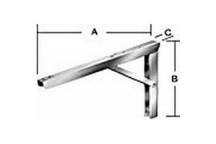 BRACKET FOLDING 00152300W WHITE 300X200X30MM