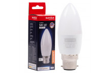 EUROLUX PREMIUM LED CANDLE BULB B22 5W DIMM 3000K