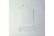 ACRYLIC HEART TROPHY CRAFT BLANK