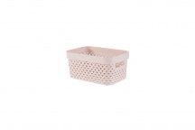 PURE PINK STORAGE BASKET