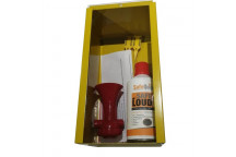 EMERGENCY FIRE KEY BOX METAL/PLASTIC RED.
