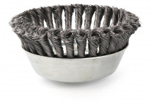 BRUSH WIRE KNOTTED CUP 80MM14X2