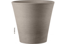 DEROMA GRAPHITE PRIMARY CONICO CERAMIC POT 43CM