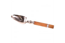 WOOD AND METAL BAND HANDLE MATT BAR SCOOP