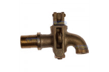 LOCKUP BRASS TANK TAP 15MM