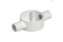 PVC 2WAY TB10026 CONDUIT BOX 25MM