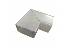 WHITE FLAT BEND 1X COMPARTMENT
