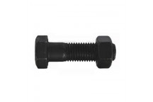 SAFE TOP M24X150MM HEXAGON BOLTS AND NUTS BLACK 4PC