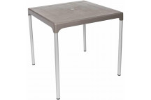 CHELSEA CAPPUCCINO POLYPROPYLENE TABLE 800X735X800MM
