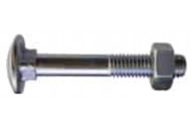 BOLT AND NUT CUP SQUARE BLACK P5 M10X100MM