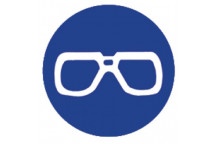 EYE PROTECT SIGN BLUE 190X190MM