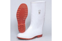 PINNACLE WAYNE GUMBOOT WHITE AND RED N0 11