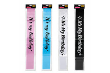 ASSORTED BIRTHDAY PARTY SASH