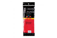 RED CREPE PAPER 50X200CM