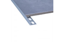 STRAIGHT EDGE MATT SILVER TRIM DECOR   10MM X 2.5M