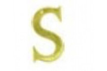 EUROBRASS BRASS S LETTER 75MM