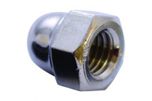 DOME NUT NICKEL PLATED 10MM 20PP