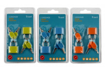 BRASS PADLOCK WITH PLASTIC COATING 2PIECE