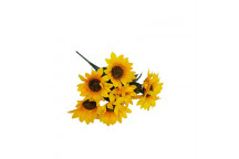 7 HEADS SUNFLOWER BUNCH ARTIFICIAL FLOWER 36CM