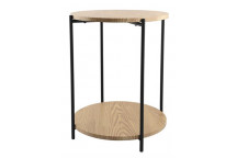 ROUND PINE SURFACE TABLE 40X50CM