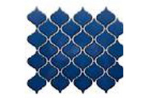 LANTERN INDIGO BLUE PORCELAIN MOSAIC 293X245MM