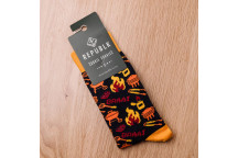 REPUBKL BRAAI NAVY LEISURE SOCKS