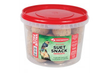 VALEMOUNT MINI BALLS TUB SUET SNACK BIRD FOOD 25X125G