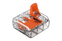 WAGO 3-WAY LEVER TYPE SPLICING CONNECTOR 0.14-4MM 50P BX
