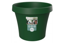 SEBOR DARK GREEN PLASTIC POT 20CM