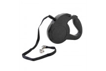 BLACK SMALL AND MEDIUM RETRACTABLE DOG LEASH 5M