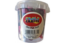 BUTTON CRAFT TUB PINK
