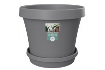 SEBO HIGHVELD STORM PLASTIC POT AND SAUCER SET 20CM