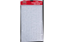 ALPHABET AND NUMBERS CRAFT RESIN MOULD 36PIECE
