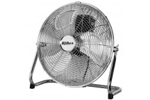 SILVER METAL FLOOR FAN 40CM