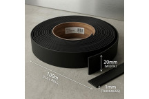 SUPER BLACK EDGING 20MMX1MMX10M