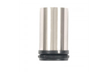 FIT LEG ROUND SATIN CHROME 100MM