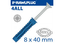 Universal Nylon Plug 8x40mm 10 Pack