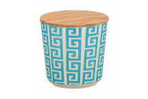 WENKO STORAGE EDGE JAR WITH BAMBOO LID