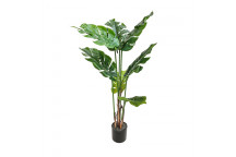 MONSTERA THIN STEM ARTIFICIAL TREE IN POT 1M