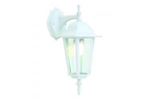 EUROLUX OUTDOOR LANTERN DOWN FACE 6 PANEL WHITE