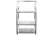 GALVANIZED SHELVING UNIT  305D X 700W X 1370H