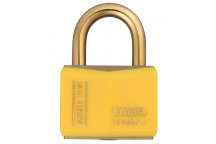 ABUS YELLOW BRASS MARINE BLISTER PADLOCK 30MM