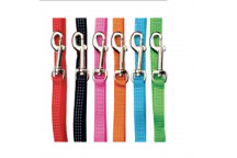 BLACK REFLECTIVE LEASH 25MM