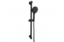 BLUTIDE ROUND 4-FUNCTION BLACK SHOWER RAIL SET