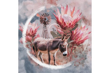 DECOUPAGE KAROO DONKEY DREAMS A3