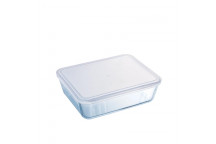 PYREX COOK AND FREEZE DISH WITH PLASTIC LID 4L